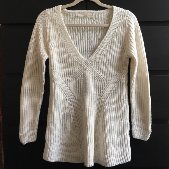 Zara Sweaters - Zara Knit Cream Sweater Woman Medium